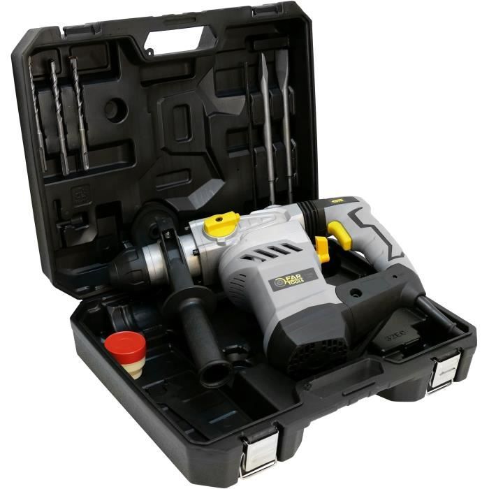 Perforateur fartools hy1500 - multi-fonctions - 1500w - sds - 4,5 joules