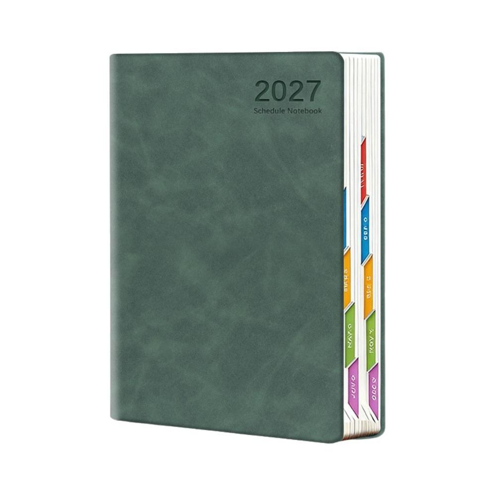 Portable 2027 Daily Planner Notebooks Efficiency Schedule Notebook For School Office Work