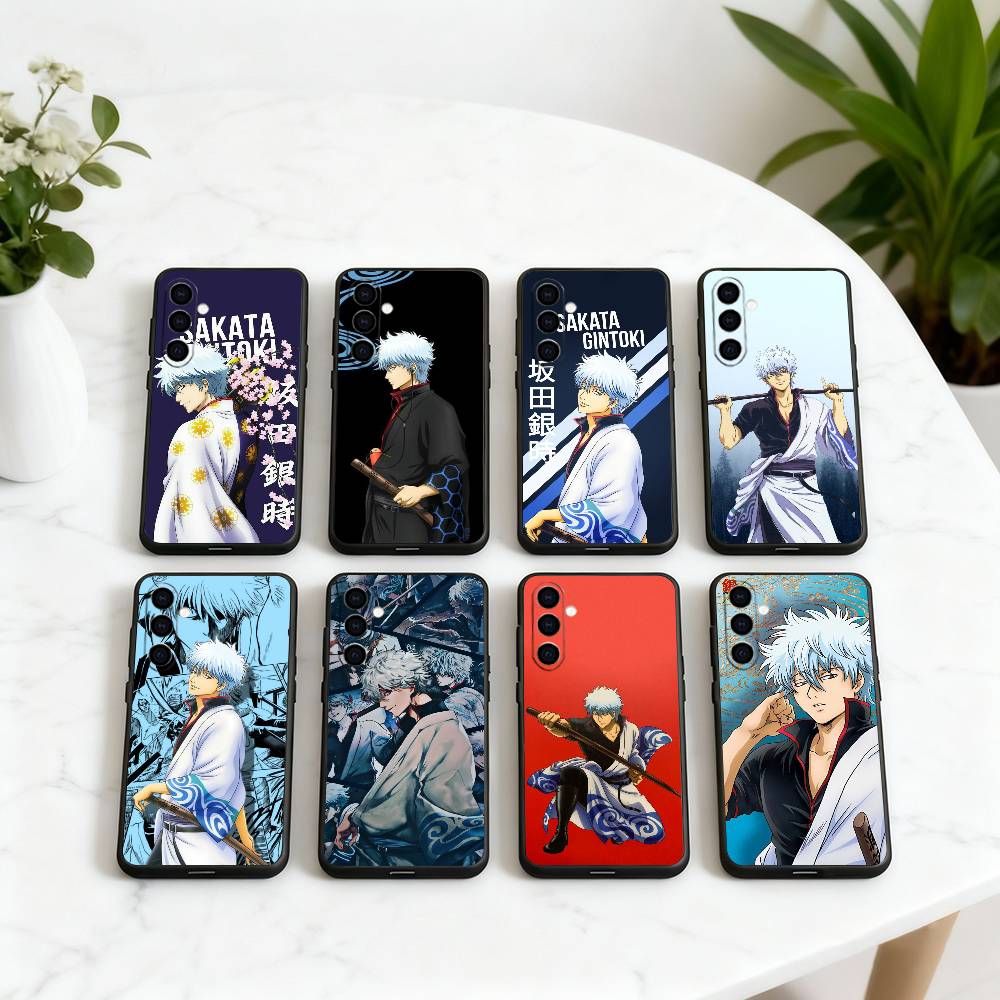G-Gintama G-Gintoki S-Sakata-es Phone Case Black Silicone Soft For Samsung Galaxy A73,A72,A71,A70,A53,A52,A51