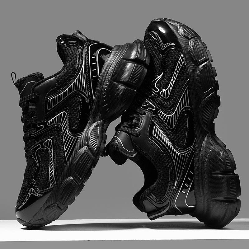 Sneakers 2024 New Three-color Casual Versatile Fashion Sports Casual Shoes Men's Shoes Breathable Mesh Shoes Dad Shoes