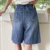 Sinokor Women Free Linen Bermuda Denim 5 Pants W25bp504