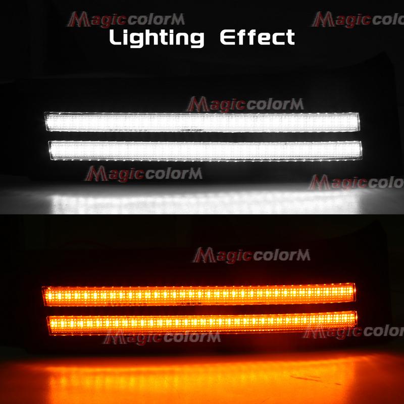 Daytime Running Light For Toyota Tundra 2007~2013 Headlight For Sequoia 2008~2017 LED Fornt Bumper Fog Lamp Car Accessories 12V