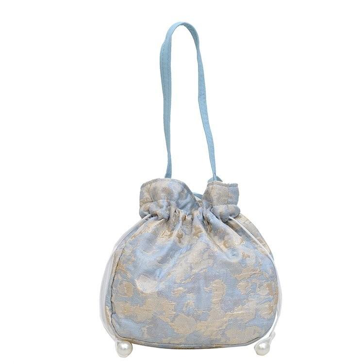 Stylish New Forest Style Hanfu Crossbody Bag With Soft Polyester Material For Daily Use