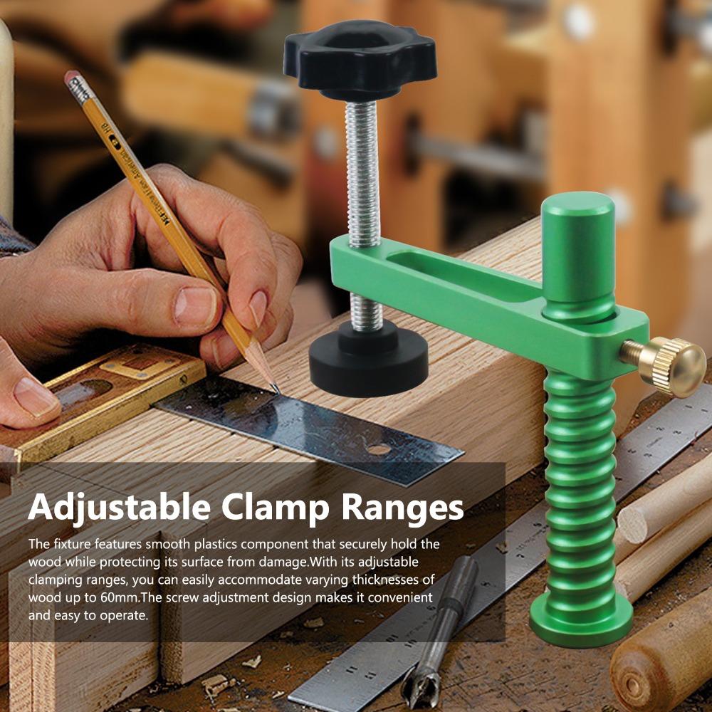 Aluminum Alloy Bench Dog Clamp 60mm Clamping Range Adjustable Table Clamp Woodworking Projects