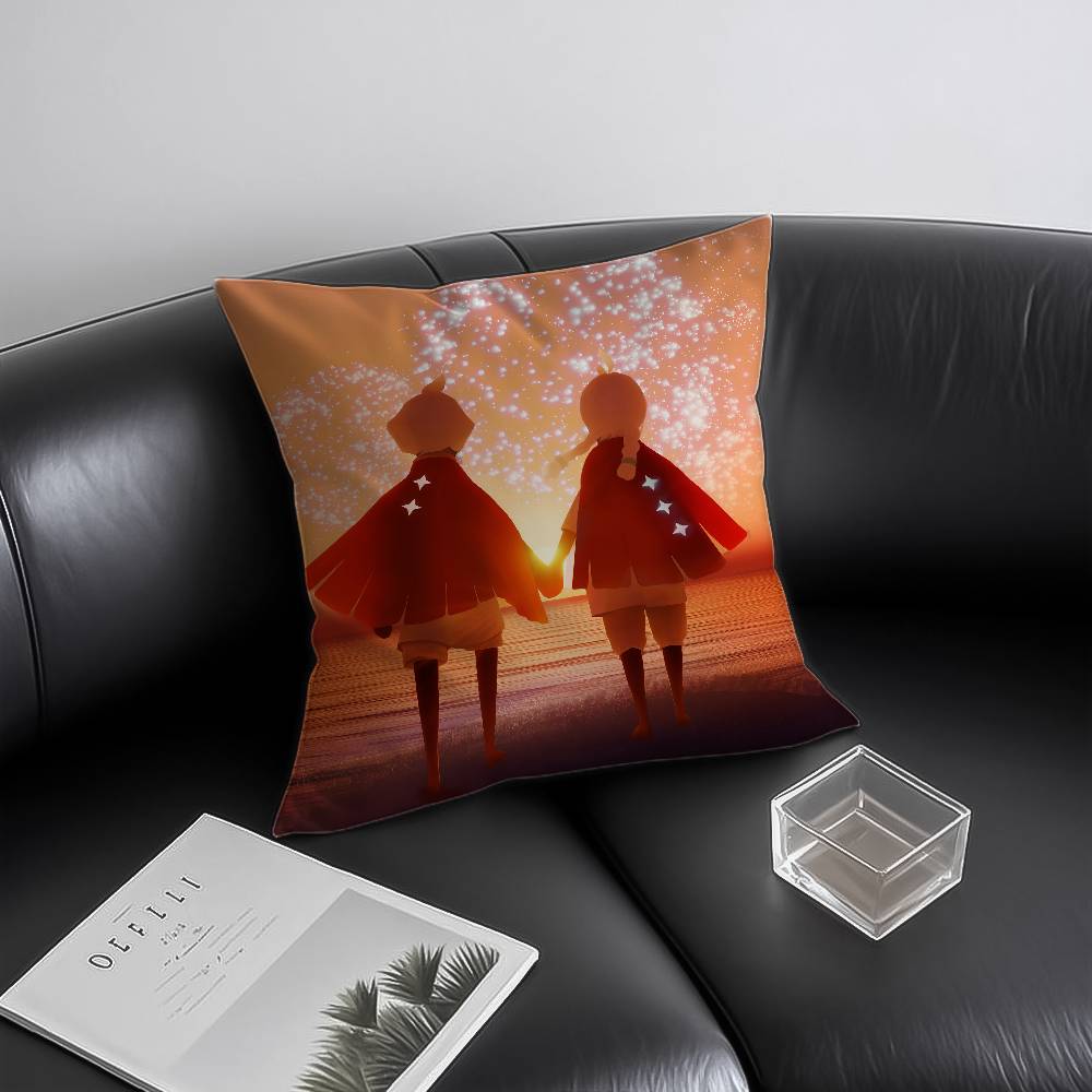 Sweet Games Sky Children Of The Light Pillow Case Pattern Printing Pillowcase Living Room Sofa Cushion Cover Bedroom Room Decor