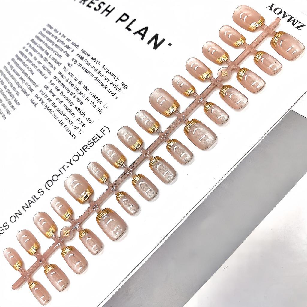 Cartoon Multi-Pattern High-Quality Wearable Nail Tips for Professional & Commute Style Manicure