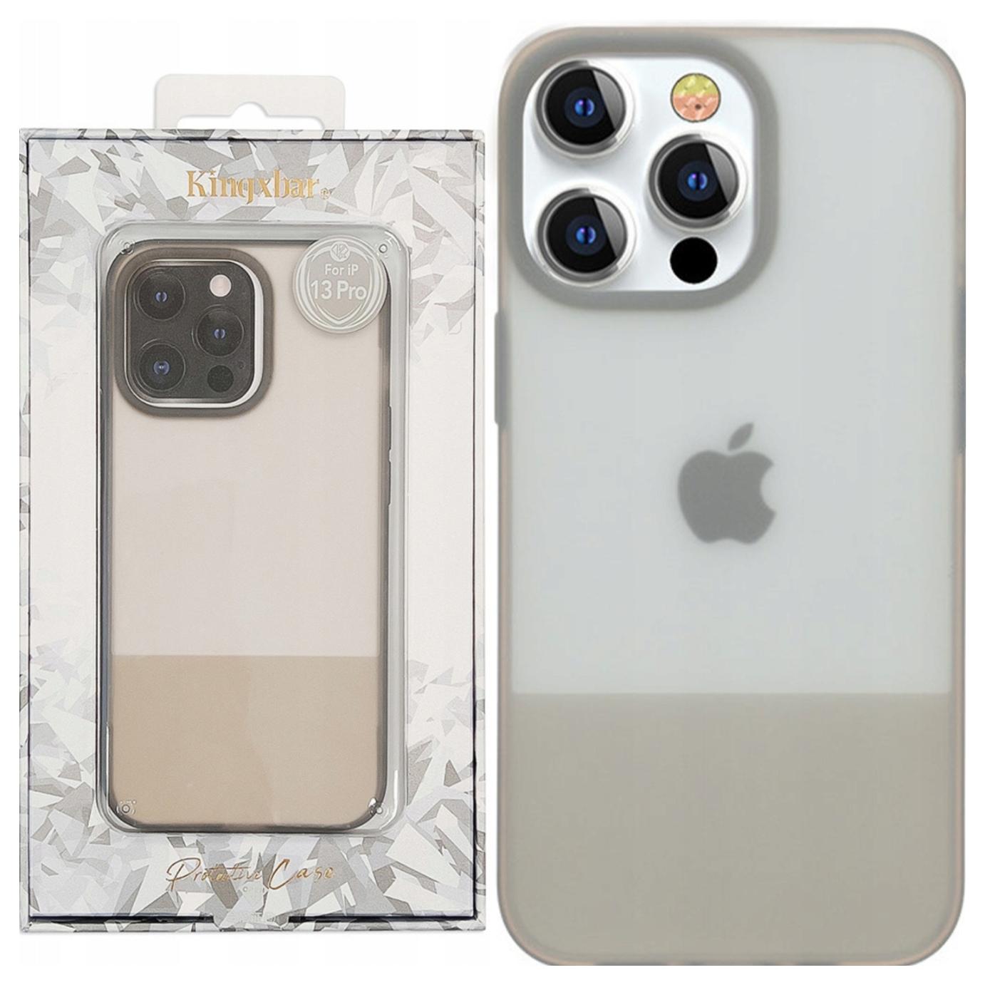 Kingxbar Plain Series Etui Pokrowiec Do Iphone 13 Silikonowa Obudowa Szary