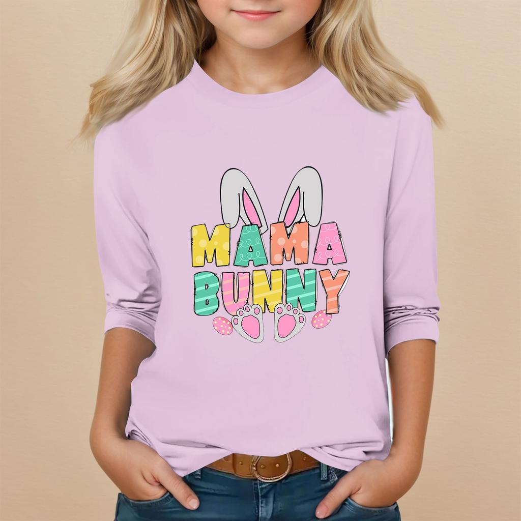 Kinder Siebenärmel Rundhals Oberteil Valentinstag Bedruckt Alltags Freizeit Oberteil