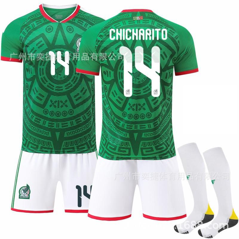 26 Mexico Wereldbeker Shirt Argentinië Duitsland Nee. 10 Portugal 7 Spanje België Voetbal