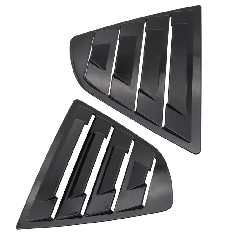 För bakre sidofönsterjalusiram med lameller för solskyddspanelöverdrag