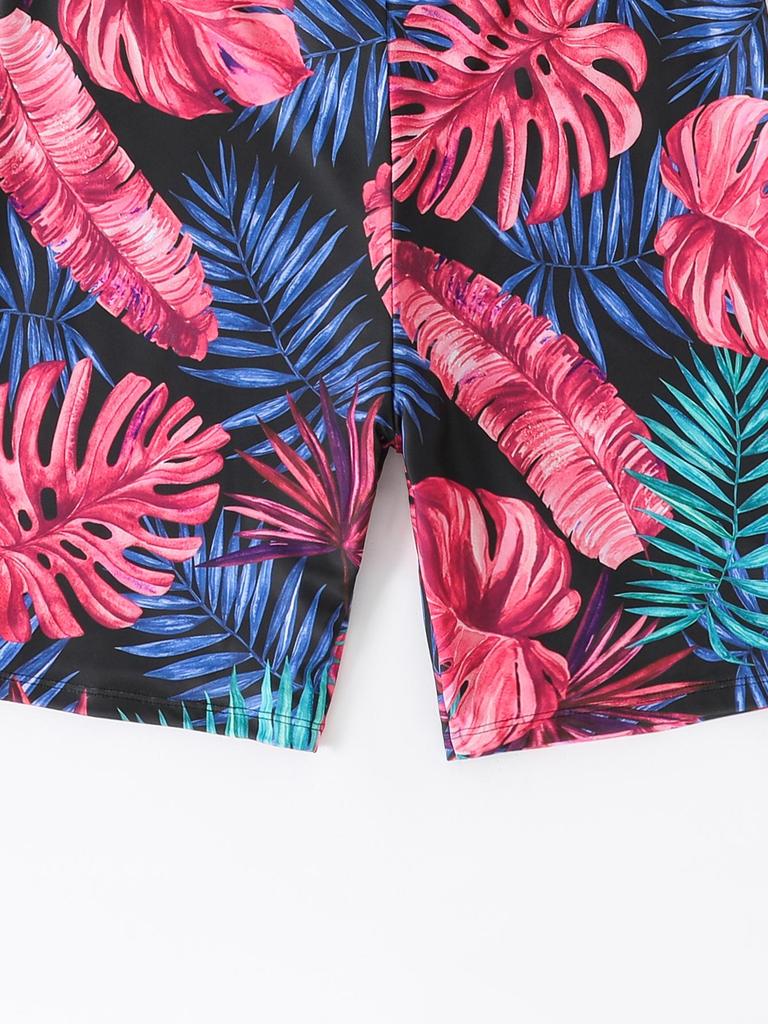 2025 Damen Übergröße Tankini: Zweiteiliger Langarm-Badeanzug mit flachem Bein