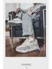 Men's Retro Casual Height-Boosting Non-Slip Sneakers - Spring & Autumn 2025 Hong Kong Style