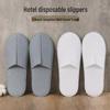 20 Pairs of Disposable Japanese Slippers for Hotels, Guesthouses, and Salons - Summer Non-Woven Fabric