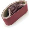 Assorted 100 X 915 Mm Sanding Belts for Belt Sander - Pack of 10 (2x 40/80/120/180/320)