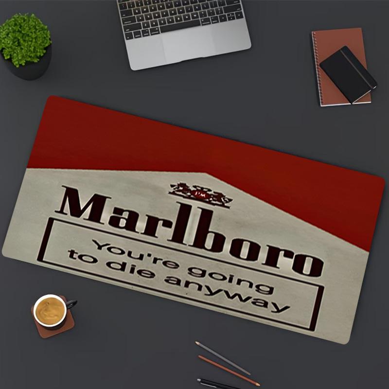 Marlboro Print Mouse Pad, for Keyboard Pad Laptop PC Mat for Office Home Use, Desk Decor, Perfect Birthday Gift for Gamers
