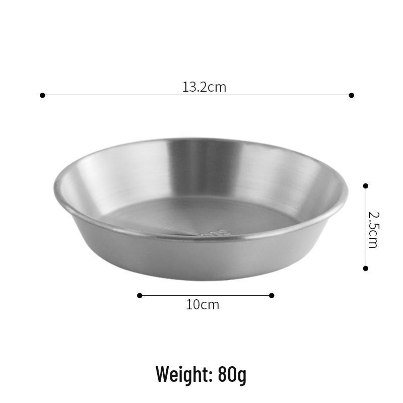 Korean Stainless Steel Dipping Dish for Western Cuisine - Small Tomato Sauce & Seasoning Plate