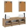 Bathroom Cabinet Set 5 pcs Artisan Oak 50 x 14.5 x 70 cm
