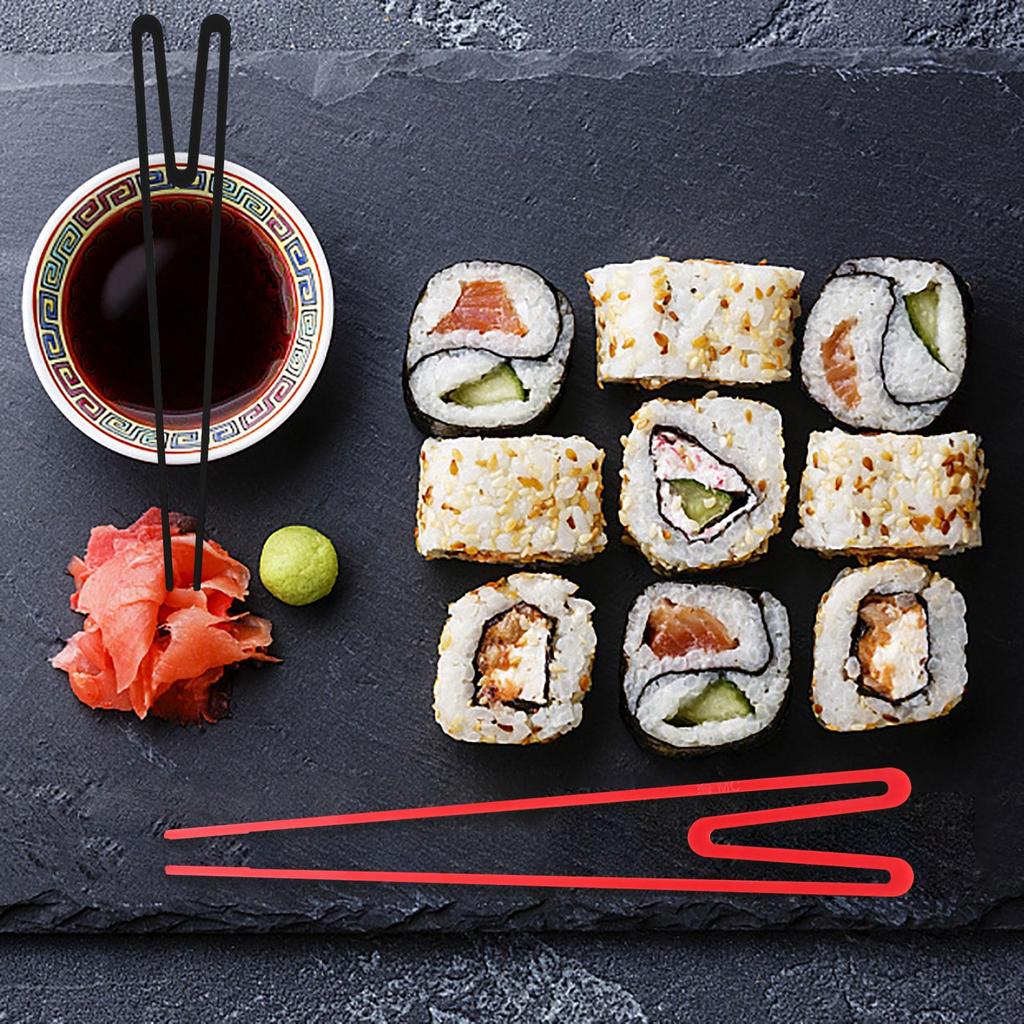 Plastic Children's Learning Chopsticks M-shaped Plastic Conjoined Chopsticks Children's Plastic Training Chopsticks Plastic Chopsticks