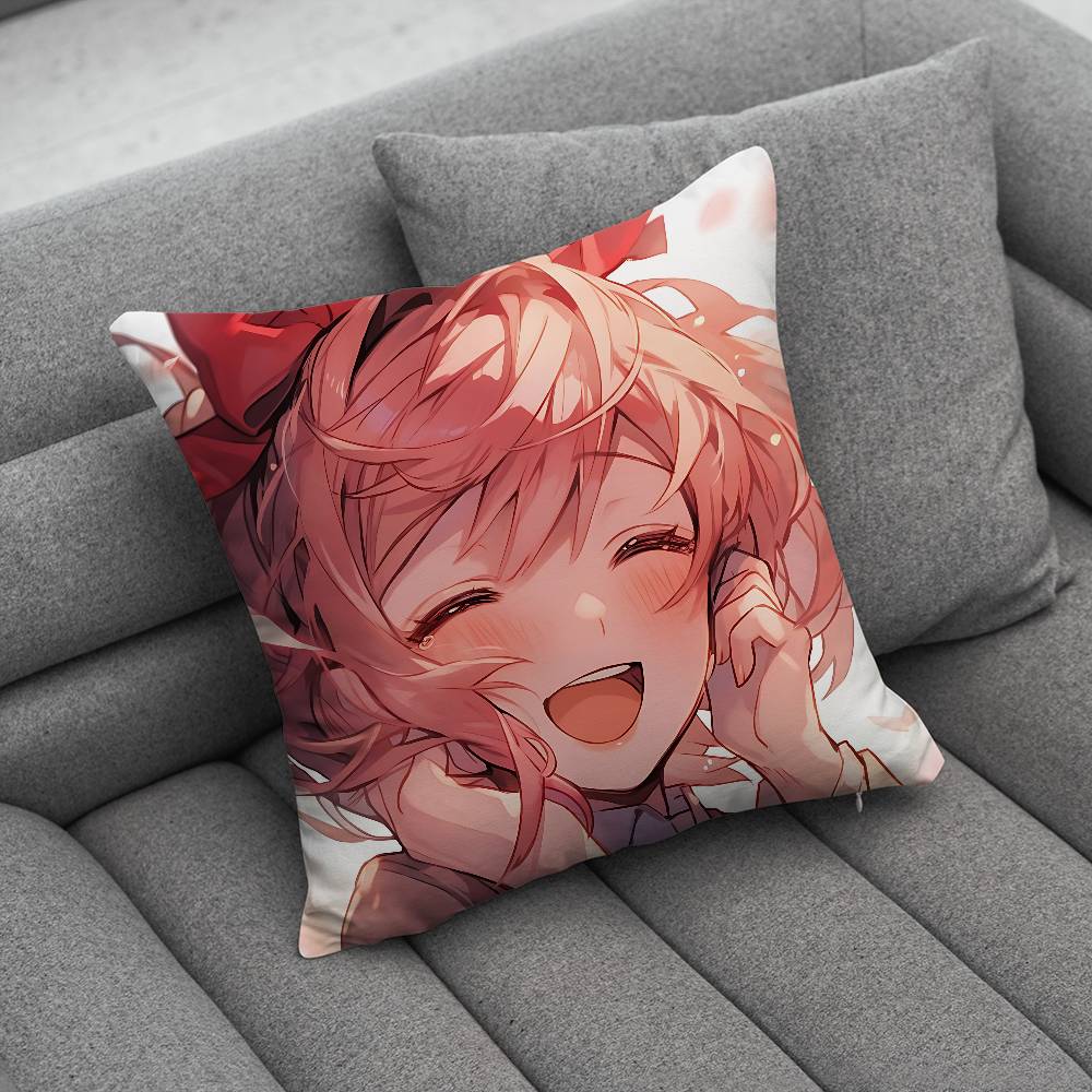 

Cute SSayorisS DDLC Creative patterned pillowcases for interior decoration office living room home 30x30cm