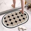 Bathroom Floor Mat Soft Diatom Mud Kitchen Floor Mat Toilet Floor Mat Quick Drying Bathroom Absorbent Floor Mat Toilet Floor Mat