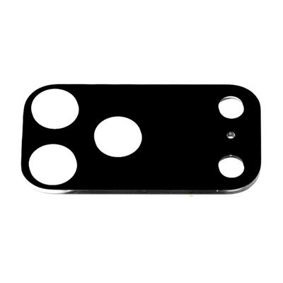 For iPhone 17 Pro Tempered Glass Lens Protector Black Silk Printing Camera Lens Film