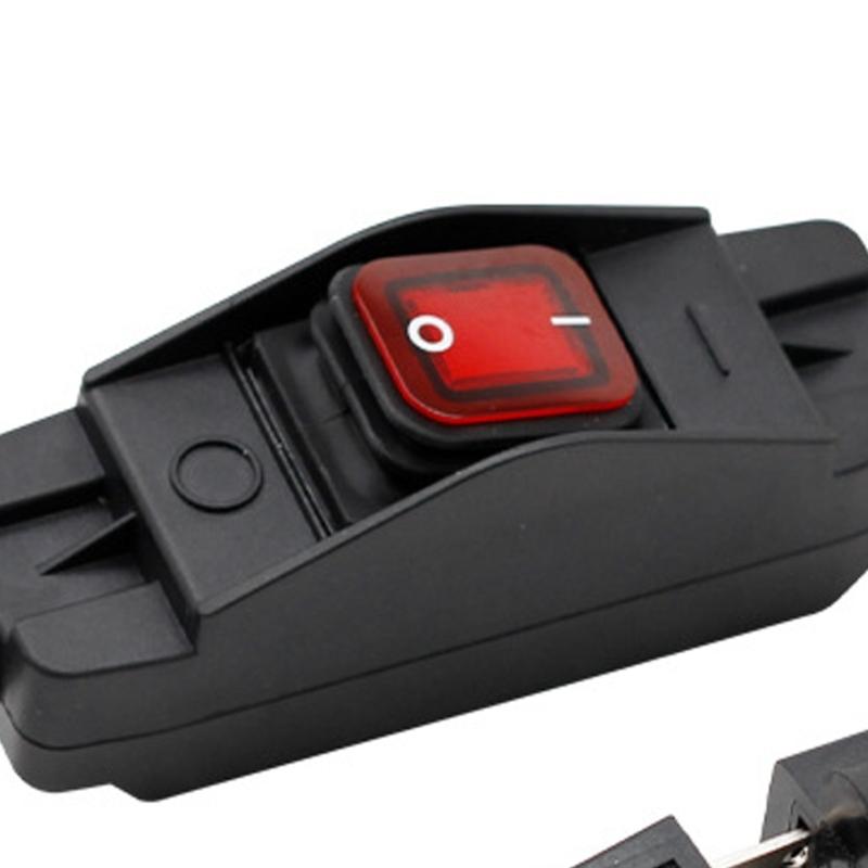 16A 250V Heavy Duty Power Cord With Waterproof Switches 3 Prong Outdoor Extension Cord for Indoor and Outdoor Use