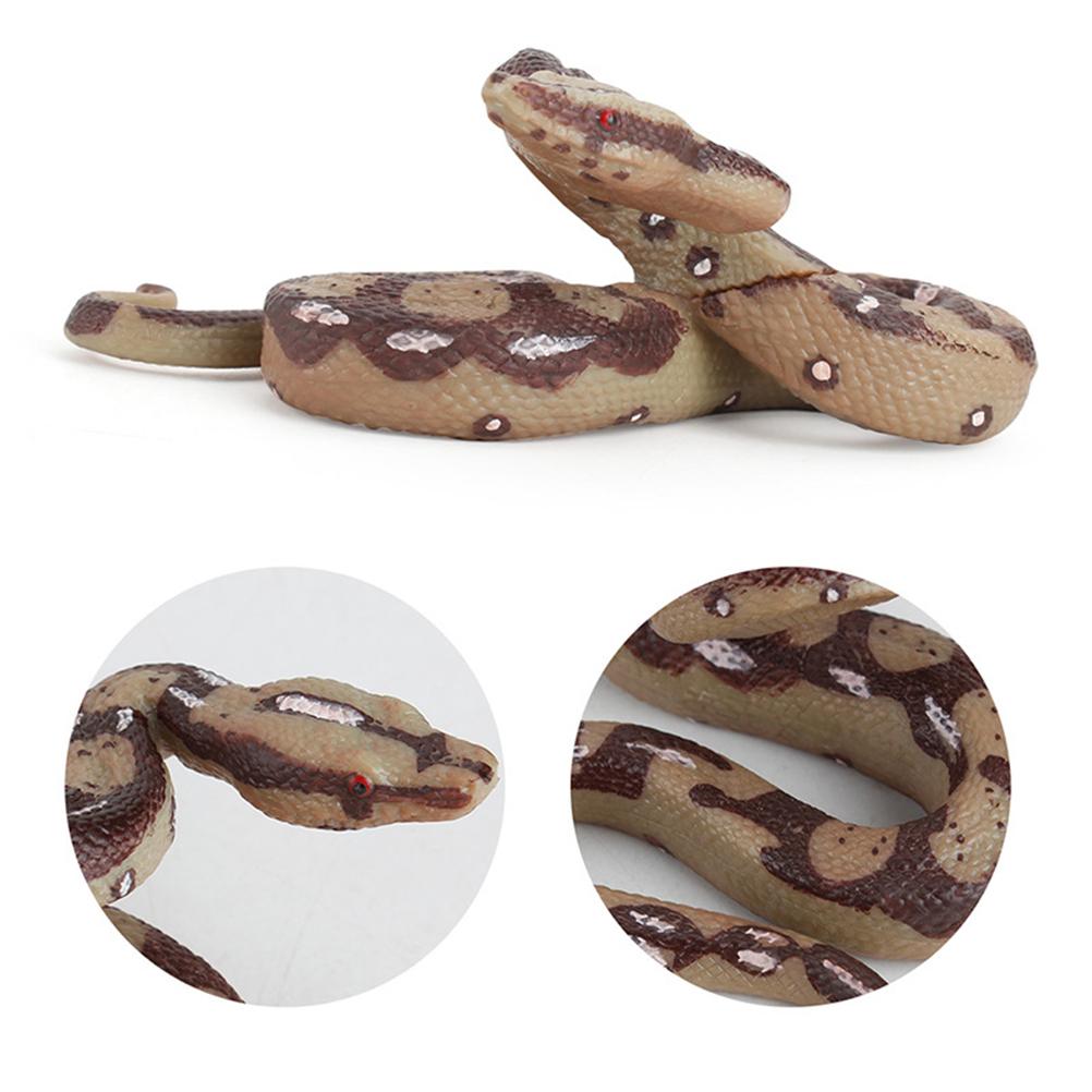 Halloween Realistic Rubber Snake Toy Creepy Snake Toy for Halloween Party Decoration