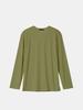 IKALOOK Spring/Autumn V-Neck Long Sleeve T-Shirt Cnit103
