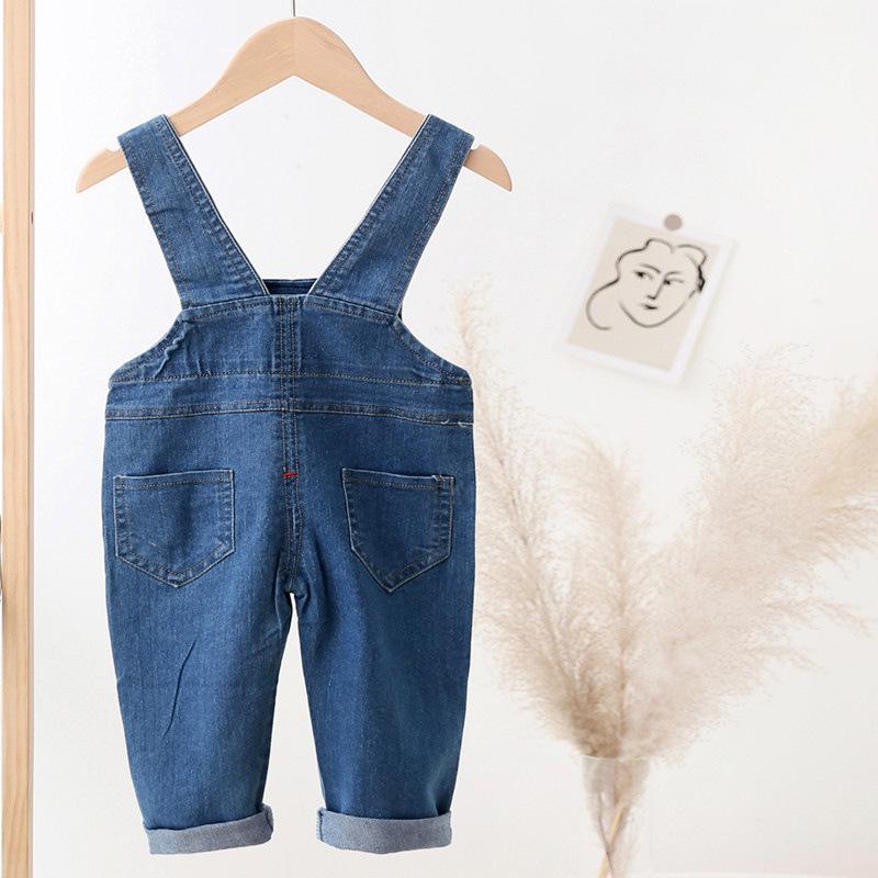 2022 Summer Denim Shorts and Rompers for Toddlers: Boys' and Girls' Overalls