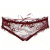 Night Concubine French Sex Underwear Lace Bow Underwear Large Size Hollow Briefs
