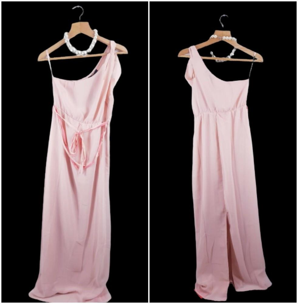 Oli Womens Sleeveless Pink Regular Fit Zipped Maxi Dress Size 10UK New Unisex T-Shirt XXL