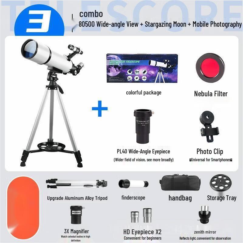 

Астрономический телескоп двойного назначения HONGYI 80500