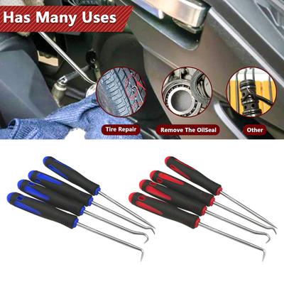 Automotive Hook Set Car Auto Oil Seal Pullers O-Ring Seal Gasket Remover Hooks Heavy Duty Automotive Repair Tool for Pulling Clips Rings Gaskets