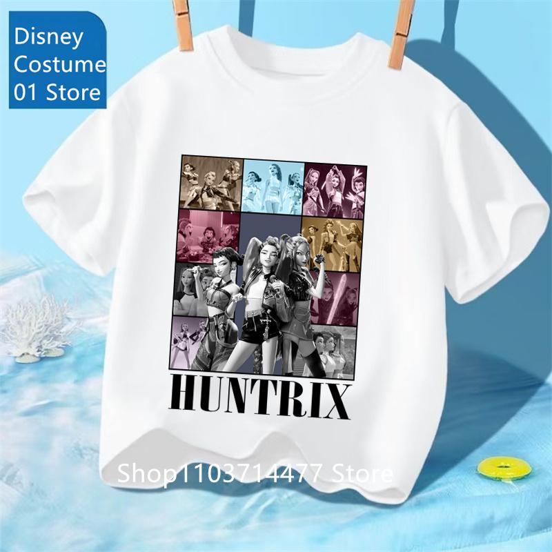 2025 Kids T-shirt K-Pop Demon Hunters Tiger Shirt Fans Gift Toddler Girl Boy Demon Hunters Tiger