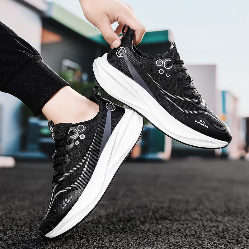 Women's Cushioning Running Shoes for Men Suitable Heavy Run ners Women Non-slip Outdoor Athletic Male Marathon Training Sneakers