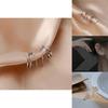 Trendy Chain Design Ear Clip For Men And Women Elegant Non-piercing Ear Cuff