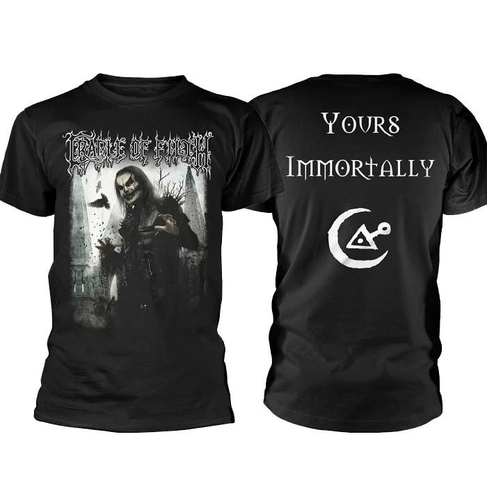 Винтажный стиль CRADLE OF FILTH Yours Immortally Унисекс Футболка XL