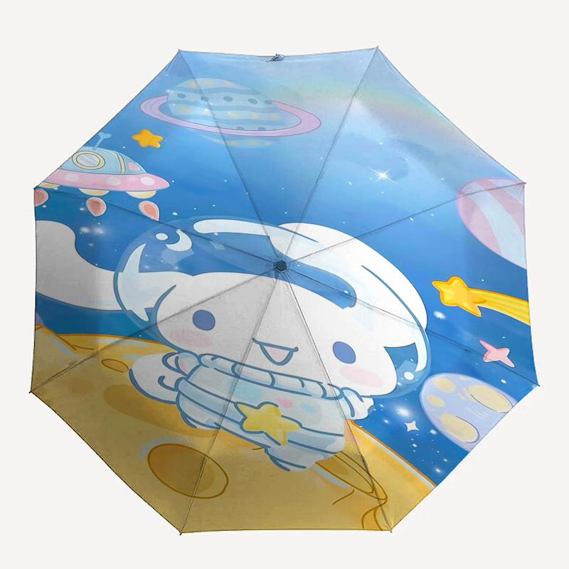 

1pc space explorer umbrella automatic open/close, 8-Rib Durable Frame, Compact Folding Design, Ideal Birthday/Holiday Gift e1122A