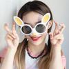 Rabbit Eyewear Glasses Easter Photo Props Party Cosplay Costumes Colorful Dancing Party Glasses Easter Party