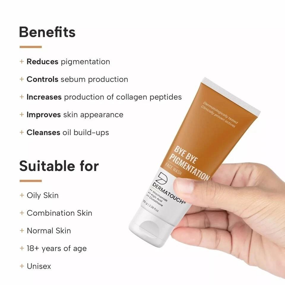 Dermatouch Bye Bye Pigmentazione Detergente Viso Per Unisex 150g