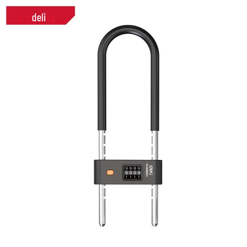 Deli Glass Door Password U-Lock