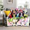 The Quintessential Quintuplets Nakano Ichika Miku Yotsuba Anime HD Print Anime Blanket Flannel Family Blanket Throw Blanket