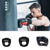 Full Face Kick Boxing Helmets PU Leather Training Sparring Headgear Helmets Martial Art Headgear Protector Enduring