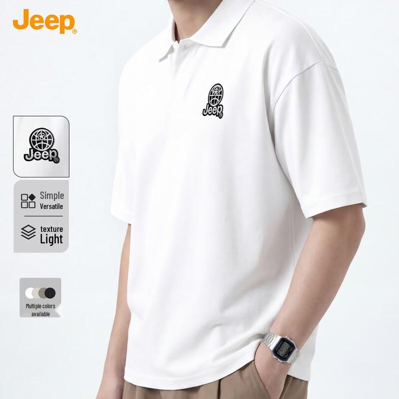 Jeep Men's Cooling Solid Polo T-Shirt