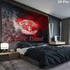 Manchester United F Custom Name Wall Tapestry Aesthetic Wall Hanging Printed Fabric Blanket Decorative Tapestries for Bedroom Living Room Home Decor