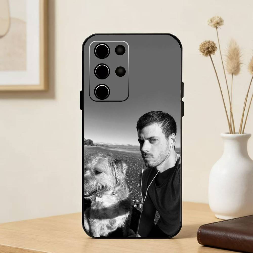 Francois-es Arnaud Phone Case For Samsung S25,24,23,22,30,21,10,9,Ultra,Plus,FE 5G Black Soft Case