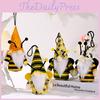 Adorable Bee Day Plush Doll With Antenna And Glow Feature For Festive Decor