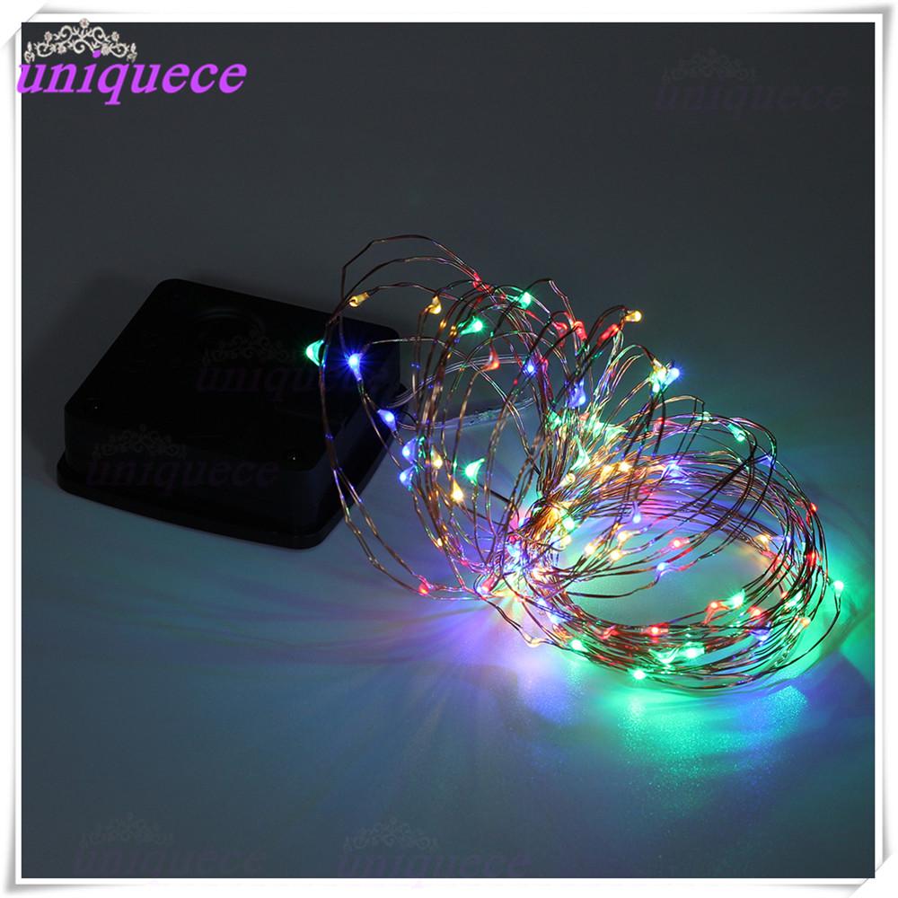 

Copper Wire Light String Fairy Party Decor 12M 100Lights Outdoor Solar Powered