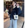 Trendy Women's Color-Block Jacket: Fashion-Forward Spring & Autumn Baseball Style