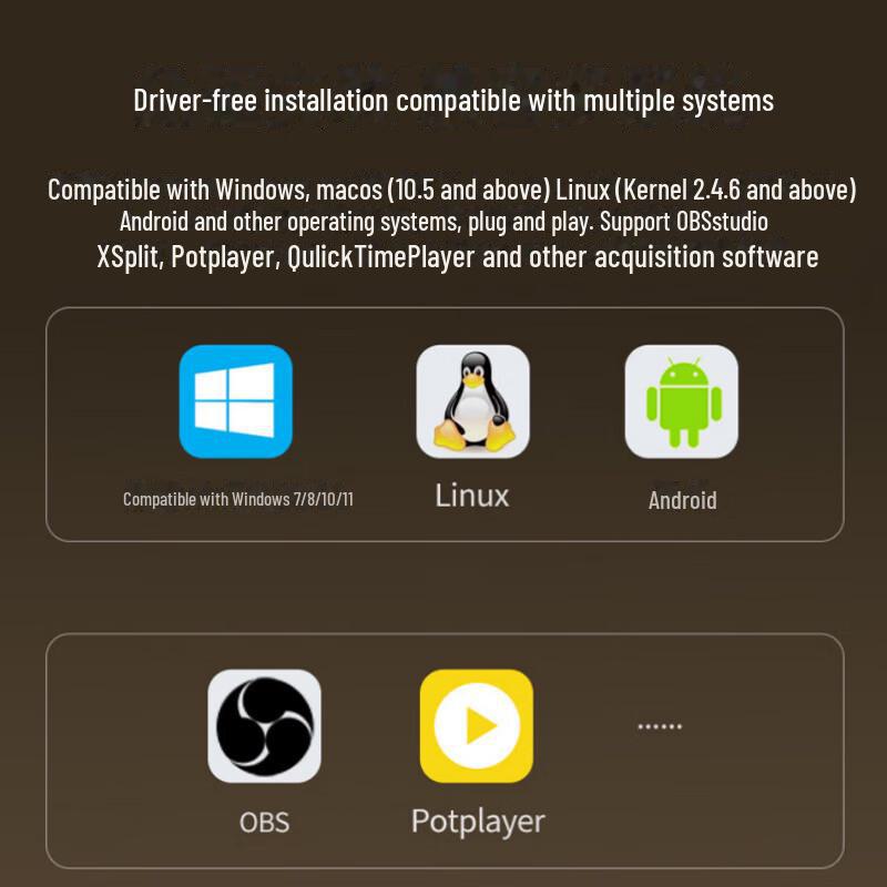 Biyaz 4K60Hz HDMI Video Capture Card for PS5, RGB HD Recording with Camera Support - Model TH52